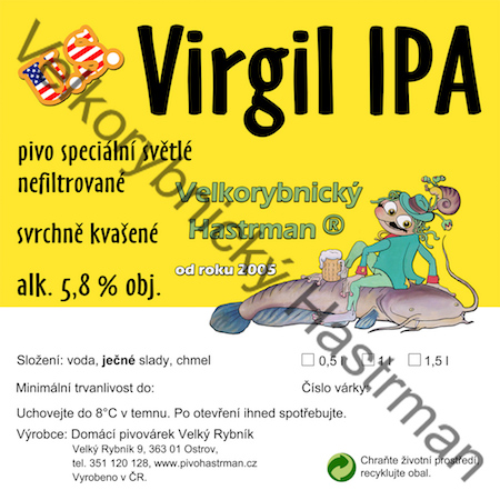 U.S. Virgil IPA © Velkorybnický Hastrman